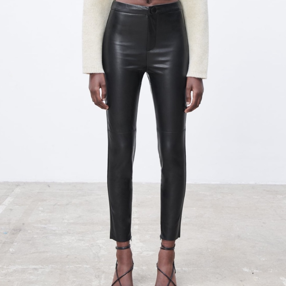 Zara Leather Leggings